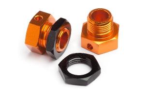 HPI Racing  6.7mm Hex Wheel Adapter Trophy Buggy (Orange/Black) 101792