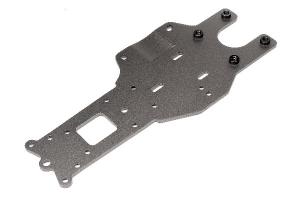 HPI Racing  REAR CHASSIS PLATE (GUNMETAL) 102169