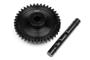 HPI Racing  HIGH SPEED IDLER GEAR 39T / SHAFT SET 102244