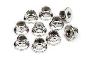 HPI Racing  FLANGED LOCK NUT M3 (10pcs) 103671