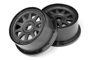 HPI Racing  TR-10 WHEEL BLACK (120x65mm/-10mm OFFSET) 104971