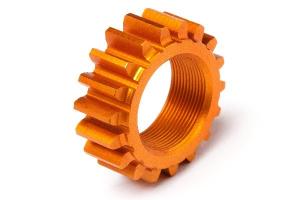 HPI Racing  THREADED PINION 18Tx12mm (1M) (ORANGE) 106630