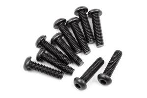 HPI Racing  BUTTON HEAD SCREW M2.5x10mm (HEX SOCKET/10pcs) 107373