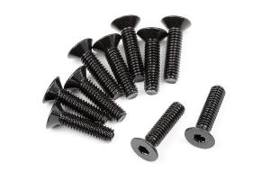 HPI Racing  FLAT HEAD SCREW M2.5x10mm (HEX SOCKET/10pcs) 107375