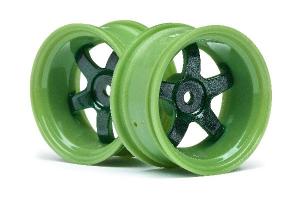 Hpi Racing Work Meister S1 Wheel Green (9Mm Offset/2Pcs) 111100