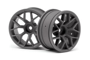 HPI Racing  RTR WHEEL 26MM GUNMETAL (6MM OFFSET/2PCS) 112812