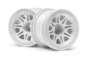 HPI Racing  SPLIT 8 TRUCK WHEEL (WHITE/2PCS) 113339