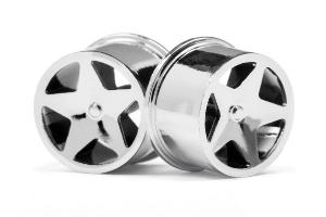 Q32 Super Star Wheel Set F/R Chrome18X10/18X14/ X4 114279