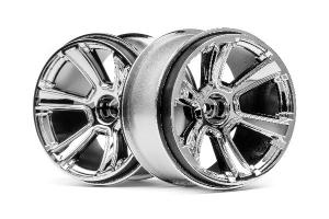 HPI Racing  Scorch 6-Spoke Wheel Black (2.2In/55X50M 115324