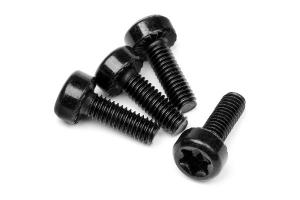 HPI Racing  WIDE CAP HEAD TORX SCREW M4X12MM (4PCS) 15455