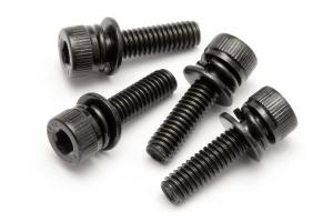 Cap Head Screw M4X15Mm With Washer (4Pcs) 15479
