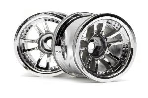 Split 5 Truck Wheel (Chrome/2Pcs) 3052