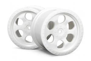 HPI Racing  6 SPOKE WHEEL WHITE (83X56MM/2PCS) 3115