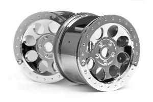 HPI Racing  MAG-8 WHEEL CHROME (83X56MM/2PCS) 3187