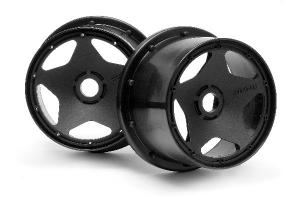 HPI Racing  Super Star Wheel Black (120 X 75mm/2Pcs) 3226