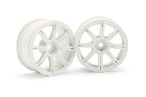 HPI Racing  WORK EMOTION XC8 WHEEL 26MM WHITE (3MM OFFSET) 3303