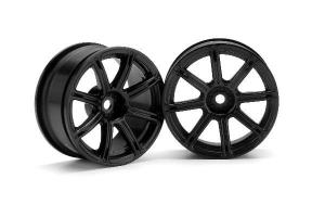 HPI Racing  WORK EMOTION XC8 WHEEL 26mm BLACK (3mm OFFSET) 3306