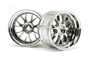 HPI Racing  Lp35 Lm-R Wheel Chrome (2Pcs) 33461