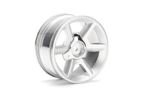 GT Wheel Silver (6Mm Offset/2Pcs) 33471