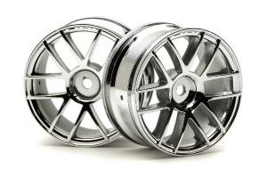 HPI Racing  Split 6 Wheel 26mm Chrome 3797