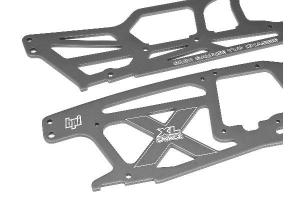 HPI Racing  MAIN CHASSIS SET (SAVAGE XL/GRAY) 73941