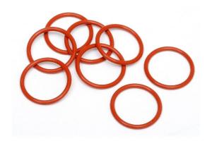 HPI Racing  O-RING S15 (15X1.5MM/ORANGE/8PCS) 75071