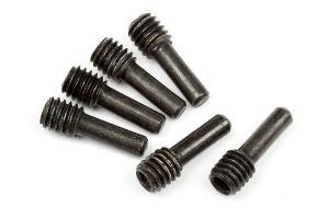 HPI Racing  SCREW SHAFT M4X2.5X12MM (BLACK/6PCS) 86094