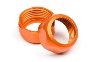 HPI Racing  SHOCK CAP 10mm (ORANGE/2pcs) 86273