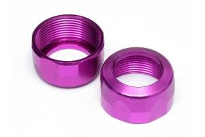 HPI Racing  SHOCK CAP 20X12MM (PURPLE/2PCS) 86445