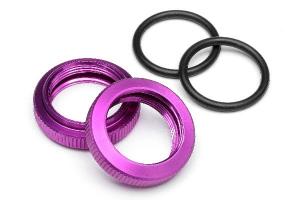 HPI Racing  SHOCK ADJUSTER NUT 20MM (PURPLE/2PCS) 86446