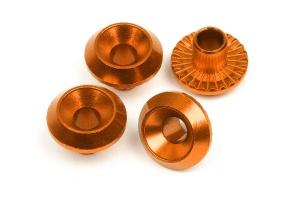 HPI Racing  WHEEL WASHER (ORANGE/4pcs) 86986