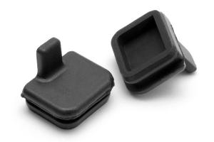 HPI Racing  Rubber Cap 10X11mm (Black) 87027