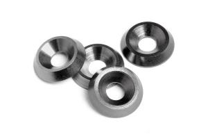 HPI Racing  CONE WASHER 3x9x2mm (Gunmetal/4pcs) 88008