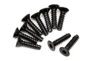 HPI Racing  TP. FLAT HEAD SCREW M3x12mm (HEX SOCKET/10pcs) 94305