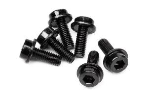 Flanged Cap Head Screw M3X8Mm (6Pcs) 94453