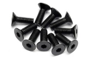 Flat Head Screw M4X12Mm (Hex Socket/10Pcs) 94530
