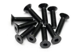 HPI Racing  FLAT HEAD SCREW M4X15MM (HEX SOCKET/10PCS) 94531