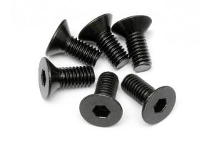 HPI Racing  FLAT HEAD SCREW M6x14mm (HEX SOCKET/6pcs) 94879