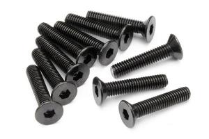 Hpi Racing Flat Head Screw M3X15Mm (Hex Socket/10Pcs) Z085