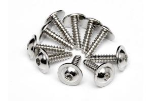 Tp. Flanged Screw M2.6X10Mm (Hex Socket/10Pcs) Z489
