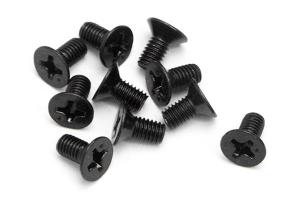 Hpi Racing Flat Head Screw M3X6Mm (10Pcs) Z525