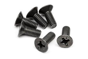 HPI Racing  Flat Head Screw M3 X 8mm (6 Pcs) Z526