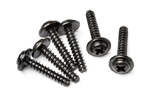 HPI Racing  TP. FLANGED SCREW M3x15mm (6pcs) Z563