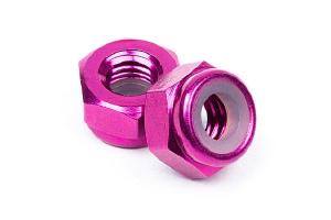 HPI Racing  Aluminum Lock Nut M4 (Purple/10Pcs) Z867