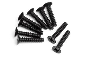 Countersunk Cross Head Self-Tapping Screw M3x15mm (9Pcs)