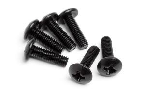 Round Head Screw M3x10mm (6Pcs)