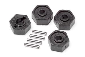 Wheel Hex Adaptors w/Pins 2x10 4pcs (Scout RC)