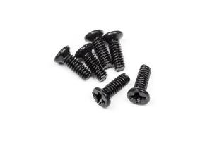 FLAT HEAD SCREW M2 X 6MM 6PCS