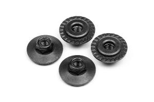 FLANGED LOCK NUT M5X8MM (4PCS)