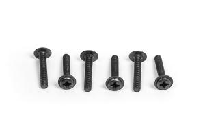 FLANGED BUTTON HEAD SCREW 3X16mm (6PCS)